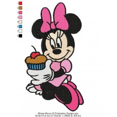 Minnie Mouse 25 Embroidery Designs